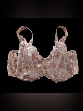 Soma Sensuous Embroidered Floral Lace Underwire Bra, Size 40DDD